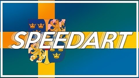 Swedish Empire - Historical Flag Maps Speedart #6