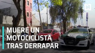 Motociclista derrapa, choca y muere en la CDMX - Expreso de la Mañana Motociclista derrapa, choca y muere en la CDMX - Expreso de la Mañana