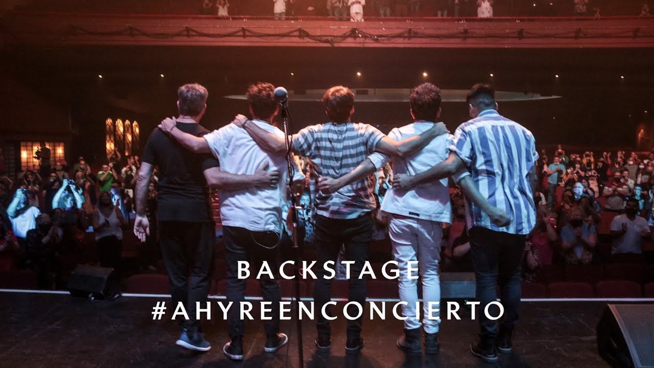 AHYRE EN CONCIERTO - Backstage