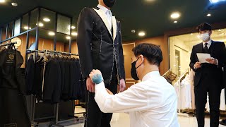 Korean custom suits made by artisans with 40 years of experience. Where famous Korean actors choose