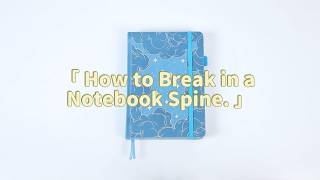 How to Break In Your Bullet Journal Spine (Without Damaging It)