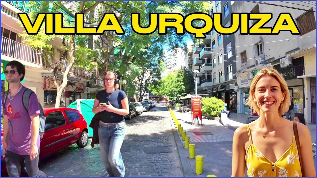 【4K】BUENOS AIRES CITY - Barrio VILLA URQUIZA | Walking Tour