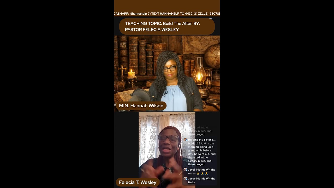 PRAYER FOCUS: FIRE ON MY ALTAR — LET IT BURN !  TEACHING TOPIC: Build The Altar 📱