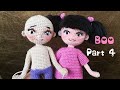 تطريز العيون وملامح الوجه للعروسه (بو) الجزء الرابع (4) how to make eyes for doll (Boo)