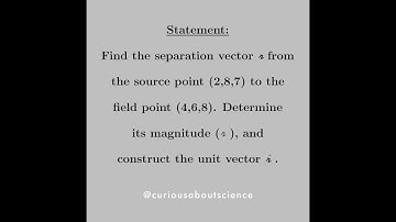 Problem 1.7 - Vector Algebra, Separation Vectors: Introduction to Electrodynamics