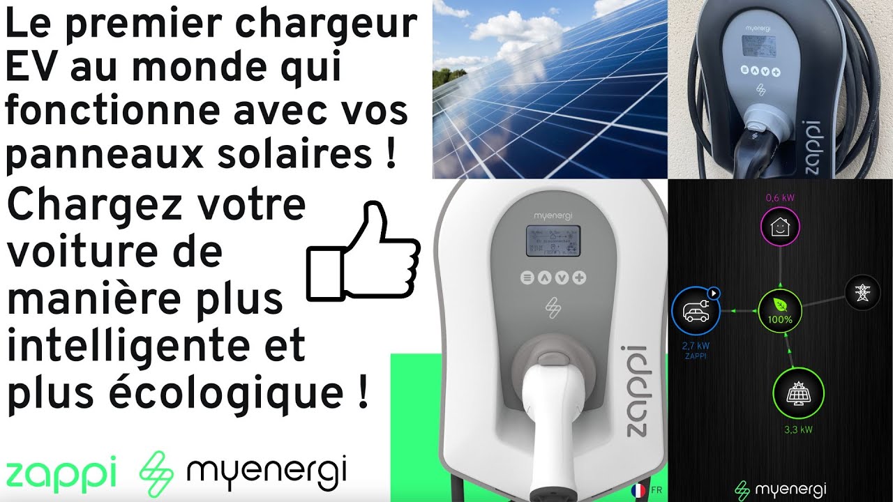 Borne de recharge pour véhicule électrique ZAPPI