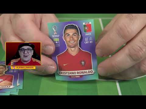 Me sale Cristiano Ronaldo en los Cromos del Mundial de Fútbol de Qatar