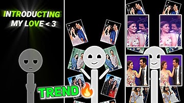 INTRODUCING MY LOVE 💕 Trend | New Viral Tiktok Editing Tutorial || Alightmotion xml
