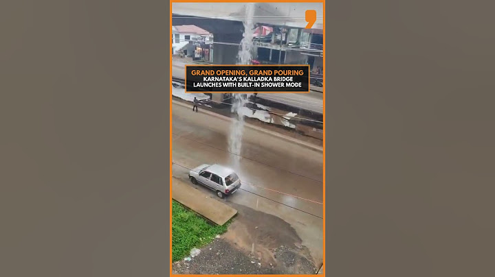 Kalladka Flyover Turns Into Accidental ‘Car Wash’ Just 15 Days After Inauguration | News9