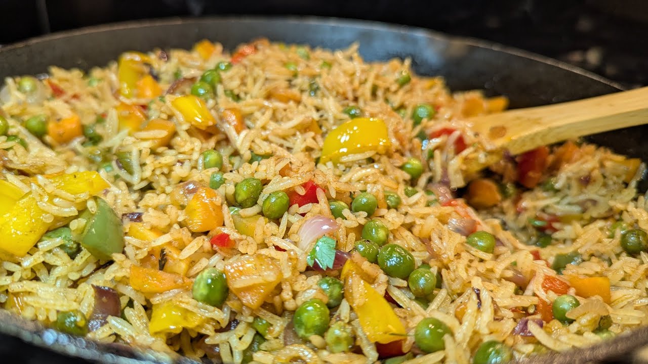 Veg Fried Rice/ Biryani Rice/Stir Fried Vegetable Rice Recipe/No Eggs Fried Rice/Affordable Recipe!!