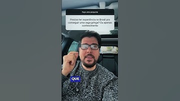 Vaga de TI na gringa