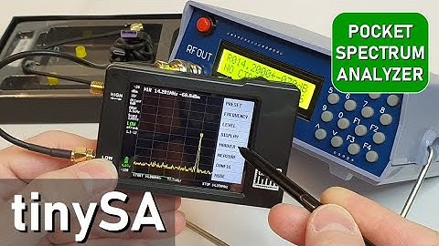 tinySA Spectrum Analyzer review (Banggood)