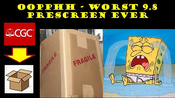 OOPPPHHH my WORST CGC 9.8 unboxing video EVER comic book cleaning and pressing moderns