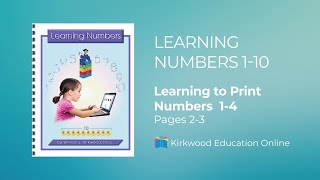 Learning to Print Numbers 1-4