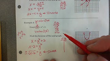 Unit #3 Section 5-4 Examlpe #2 Find and Graph Inverse Function.wmv