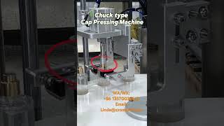 Chuck type Capping Machine#factory #cappingmachine #bottlecappingmachine  #automationequipment