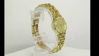 Concord Saratoga Diamond Quartz Ladies Date Watch #51/50 73287 .30CT 18K YG 24MM - 34099
