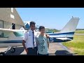 My intro flight in C152 ZS-PLS AT DURBAN VIRGINIA FAVG TAKE OFF AND LANDING RWY05