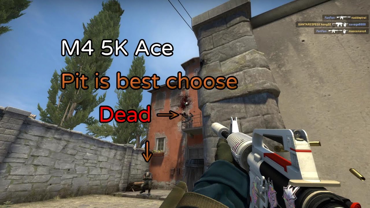 【CSGO】faceit-M4 5K Ace Pit is best choose - YouTube