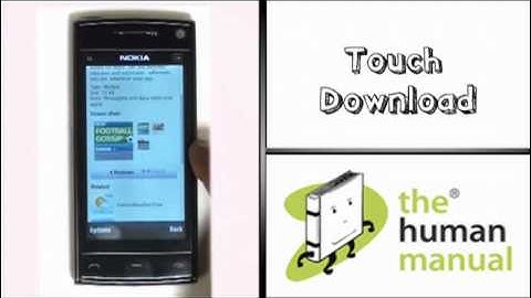 Downloading Apps | Nokia X6 | The Human Manual