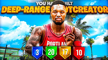 MY RARE DEEP RANGE SHOT CREATOR BUILD WILL CHANGE NBA 2K21! BEST ISO BUILD W/ PRO DRIBBLE MOVES