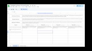Samantha's synthesis grid to outline template