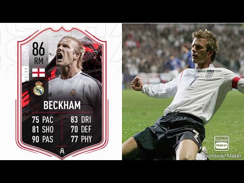 DAVİD BECKHAM İNCELEME BU KART İNANILMAZ HER VURDUĞU GOL