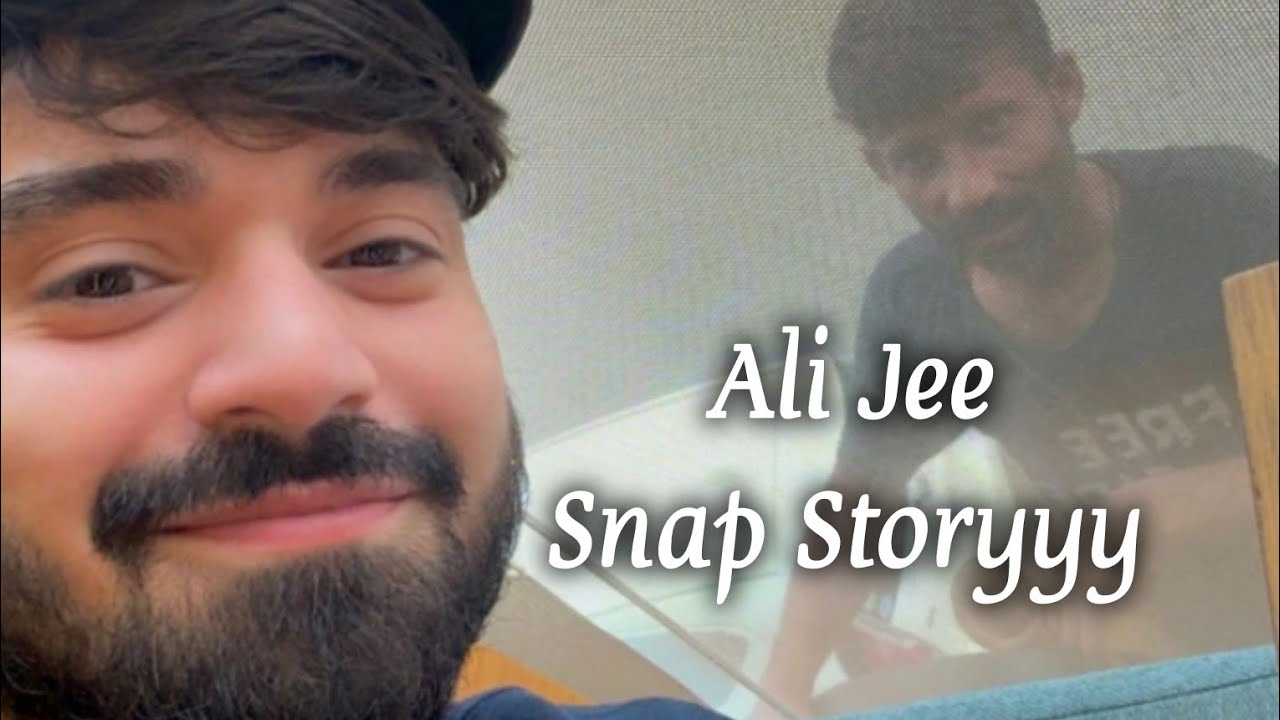 Ali Rind Snap Ali Jee Snap story | after a long time | #alijee #alijeesarwar # ...