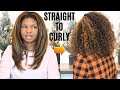 Straight To Curly | Natural Hair