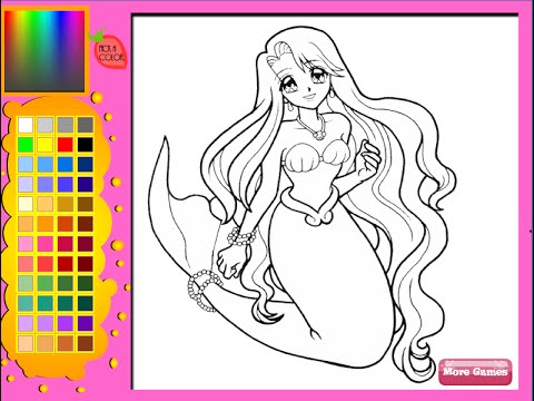 Coloring Mermaids Mermaid Coloring Pages For Kids Mermaid Coloring Pages