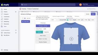 Inkybay shopify product personalizer adding custom products screenshot 3