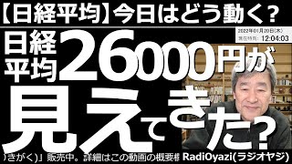 【日経平均－今日はどう動く？】日経平均26,000円が見えてきた？　今日の日経平均予想レンジは27,200円～27,800円。１日500円～1,000円の大きな変動が頻発している。注意深いトレードを。