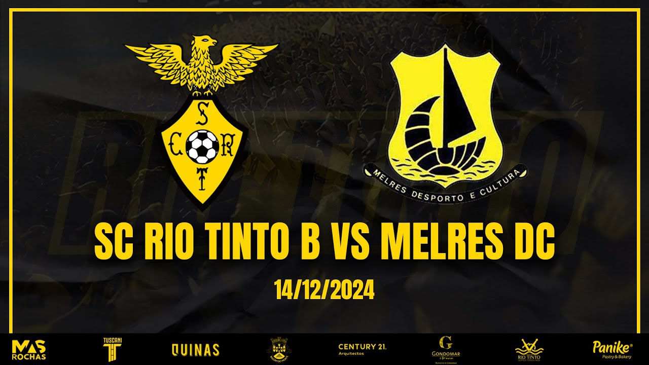 SC RIO TINTO B VS MELRES DC — CAMPEONATO I DIVISÃO SÉRIE 2 - YouTube