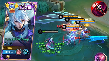 NEW ARLOTT BEST ONE SHOT LIFESTEAL BUILD 100% META DESTROYER TO RANK UP FAST