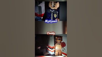 [LEGO FNAF MOVIE EDIT] ⚠️LEGO FNAF NIGHT-GUARD VS ANIMATRONICS⚠️ #shorts
