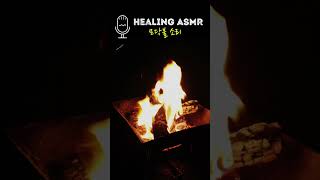 캠핑 모닥불 불멍영상과 ASMR~ #shorts #healingvideo