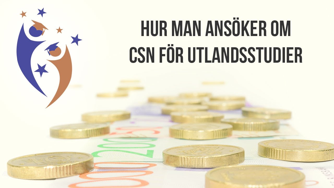 Ansök om CSN för utlandsstudier