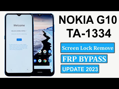 Nokia G10 Screen Lock Remove & Google Lock Bypass | Nokia TA-1334 Google Account Bypass Update 2023