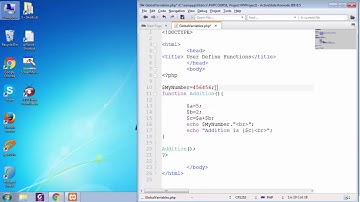 Building Blocks of PHP Continue, Global Variables,lesson#25 #Learn Your Self XP#