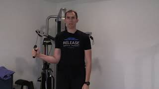 Standing Shoulder Internal Rotation with Cable - Detailed Instruction