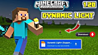 Left Hand Torch With Dynamic Light Mod Like Java Edition | Minecraft Pocket Edition 1.20+