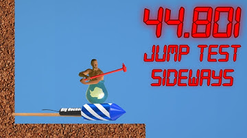 Getting Over It - Jump Test Map Sideways% in 44.801