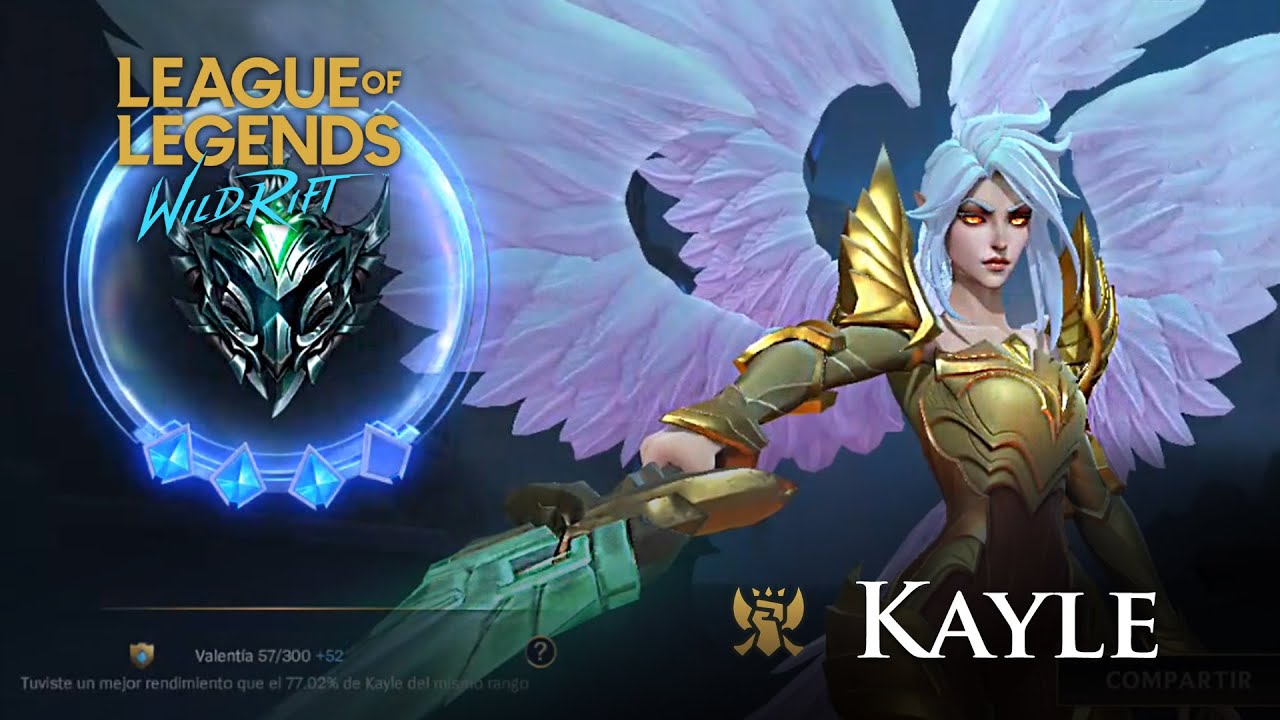 Wild Rift (Gameplay) | KAYLE MID lane | BUILD DAÑO 🗡️ 🔥 - YouTube