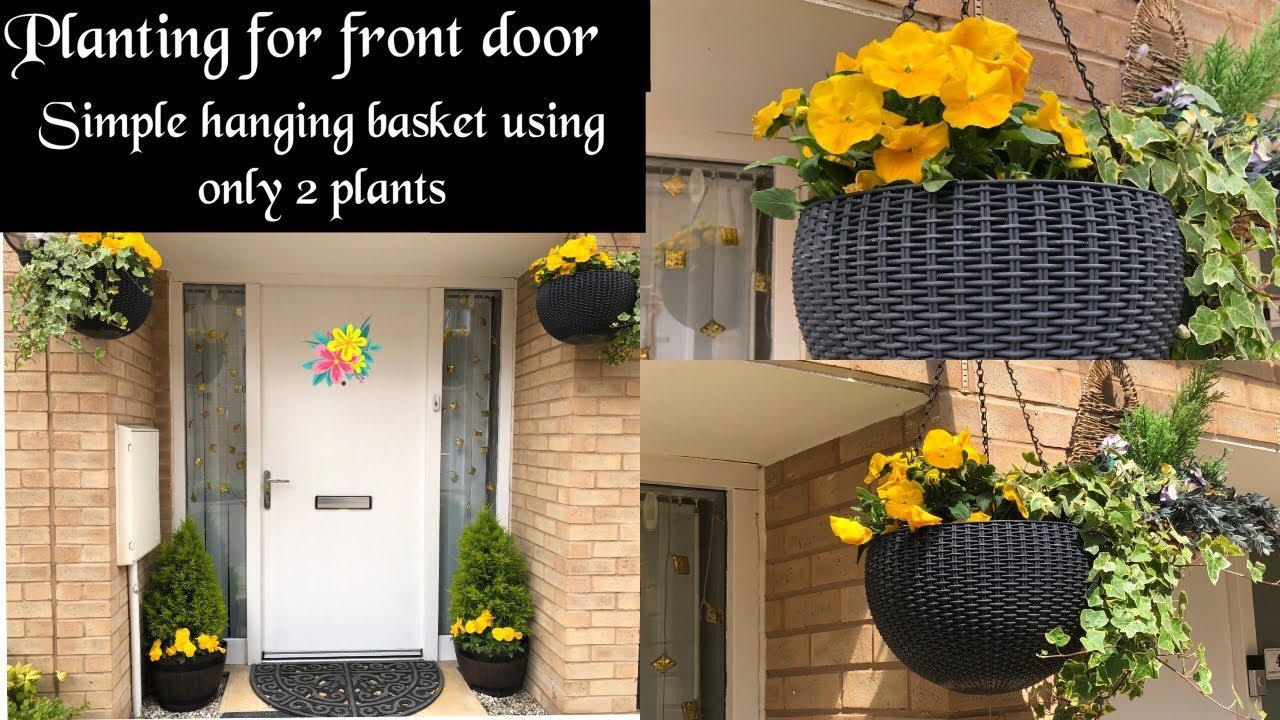 Simple spring Hanging basket YouTube