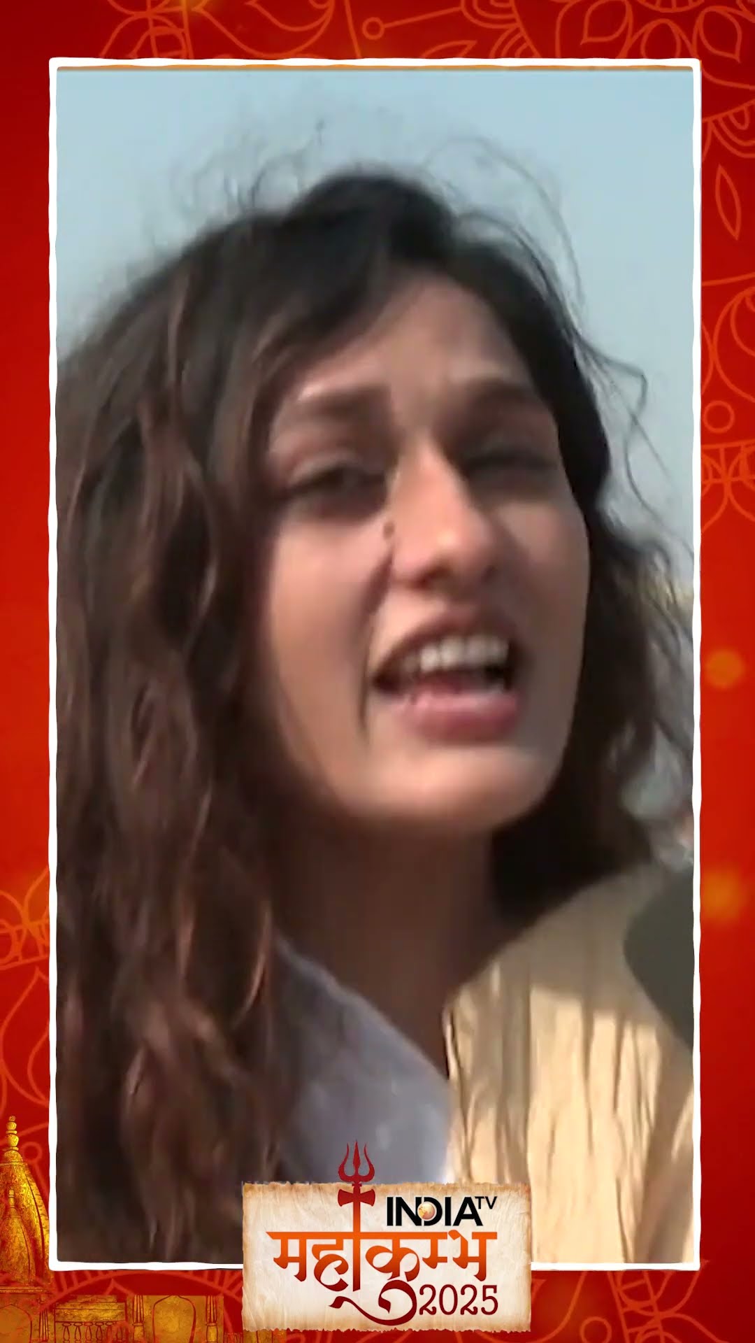 #sanatandharma और #sanskrit पर क्या है मॉडर्न #sadhvi #varsha की सोच ? | #mahakumbh2025 #indiatv