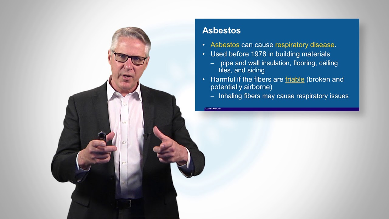 Real Estate Exam Prep Asbestos YouTube