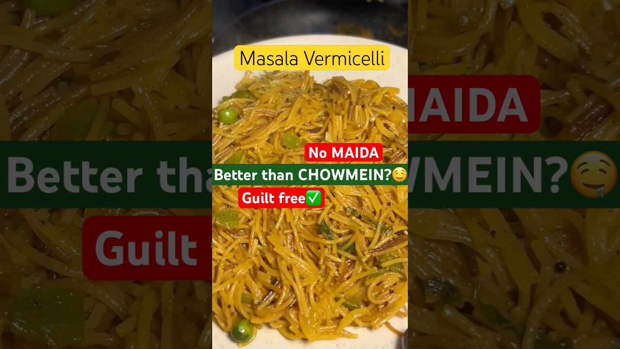 Is this the Healthiest “Chowmein” ever?🥕🫑