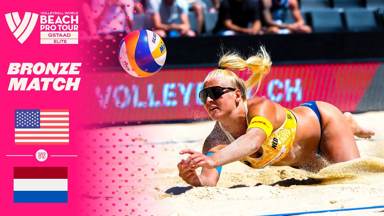 Bronze Match - Donlin/Denaburg vs. Stam/Schoon | Highlights | Gstaad 2026 #BeachProTour