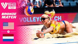 Bronze Match - Donlin/Denaburg vs. Stam/Schoon | Highlights | Gstaad 2026 #BeachProTour
