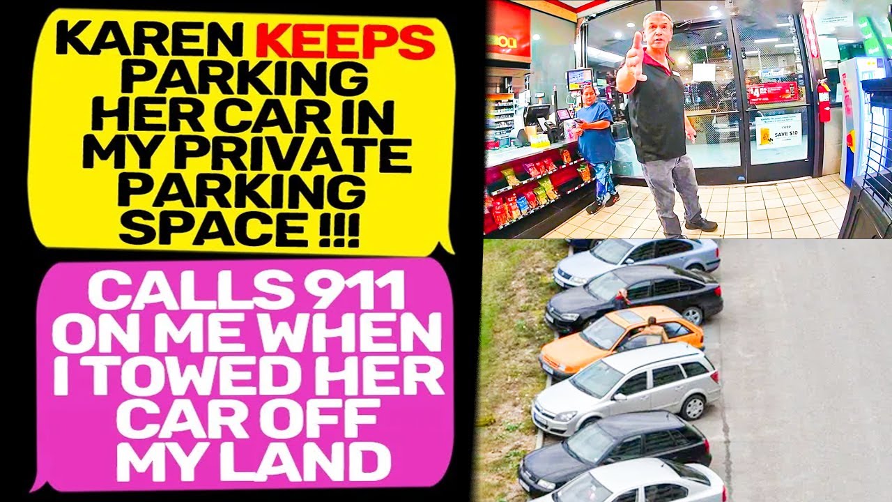 Karen calls 911 on me when I towed her car off my land! Officer, I'm ...